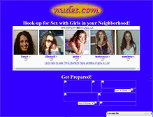 Tablet Screenshot of nudes.com